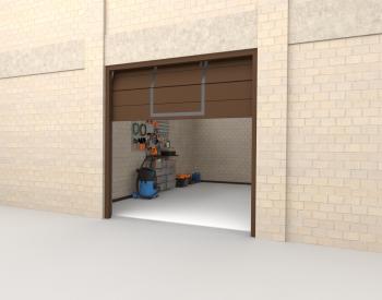 Секционные с калиткой  M-гофр Trend