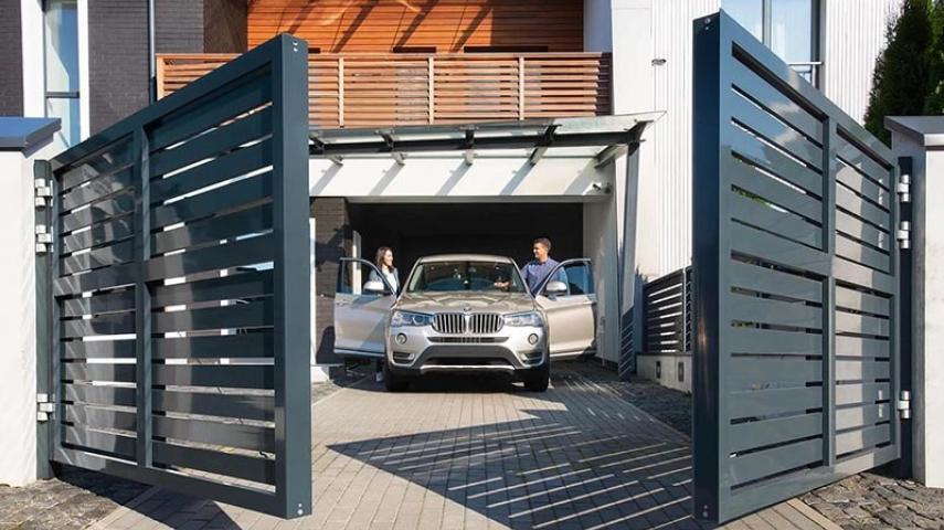 распашные ворота в Прохладном