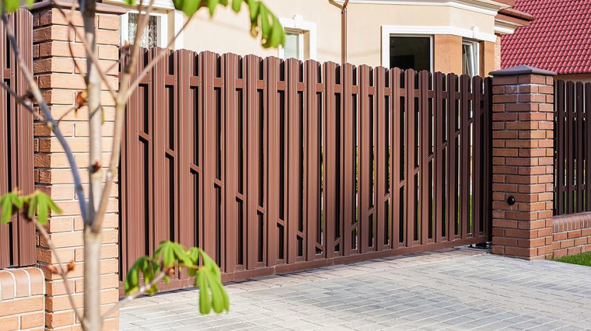 ворота из штакетника в Прохладном